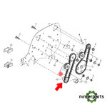 TCA16596 - ROLLER CHAIN ​​CORTSED GREENS JOHN DEERE