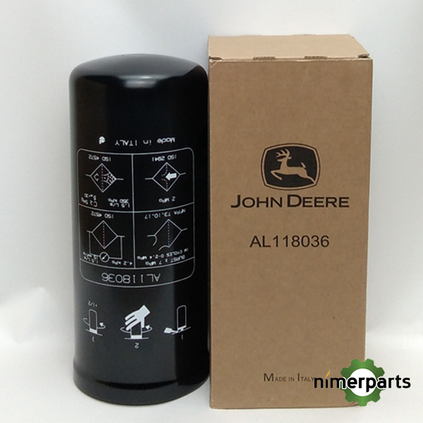 AL118036 - Long Threaded Hydraulic Filter John Deere
