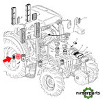AL203061 - Hydraulic filter 6015 6020 Original John Deere.