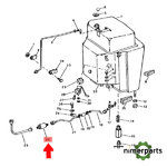 AR103220 - FILTRO GASOIL 47-8020 METAL ORIGINAL JOHN DEERE