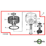 RE51650 - GASO DECONTACION FILTER JOHN DEERE