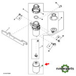 RE522868 - FILTRO GASOIL 6130D JOHN DEERE
