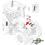 RE541746 - KIT DE FILTROS DE COMBUSTIBLE GASOIL 6000-R ORIGINAL JOHN DEERE