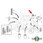 RE62418 - GASOIL FILTER 5000 John Deere