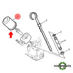 T19044 - FILTRO DE ACEITE DE MOTOR ORIGINAL JOHN DEERE