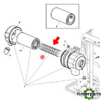 AL174812 - CARTUCHO DE FILTRO DE AIRE DE SEGURIDAD MOTOR 5080M 5100M ORIGINAL JOHN DEERE