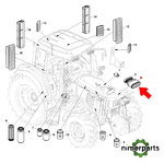 AL172781 - FILTRO DE AIRE EXTERIOR 6020 30 6 CILINDROS ORIGINAL JOHN DEERE