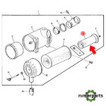 AL67196 - CARTUCHO DE FILTRO DE AIRE DE SEGURIDAD 33 3650 ORIGINAL JOHN DEERE