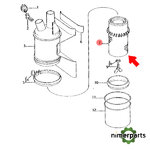 AT33363 - CARTUCHO DE FILTRO DE AIRE 3130-3135 ORIGINAL JOHN DEERE