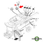 AZ48195 - CARTUCHO DE FILTRO DE AIRE S-Z ORIGINAL JOHN DEERE