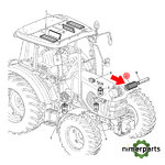 AZ55542 - AIR FILTER 5620-5820 JOHN DEERE