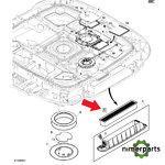 RE284091 - AIR CONDITIONING FILTER 8000R John Deere