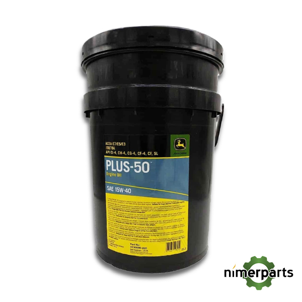 VC50000X020 - ACEITE MOTOR PLUS-50 (SAE 15W-40) GARRAFA 20L ORIGINAL JOHN DEERE