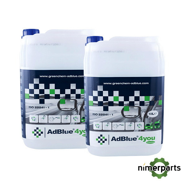 MC600100001 - ADBLUE 10L FLUIDO ESCAPE DIESEL (DEF) UREA CON BOQUILLA DE VERTIDO GREENCHEM JOHN DEERE