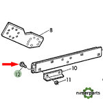 03H1657 - TORNILLO 1/2" x 3 1/2" CABEZA CARRO JOHN DEERE