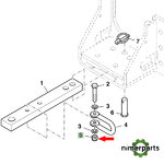 14m7328 - Nut brake 16 mm original John Deere