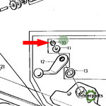 14M7452 - NUT 8MM AUTOFRENE JOHN DEERE