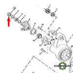 14M7425 - NUT 27mm John Deere