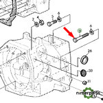 19H3057 - TORNILLO 1/2" X 1 1/4" JOHN DEERE