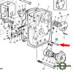 19M7385 - TORNILLO 10 MM X 70MM ROSCA FONDO JOHN DEERE