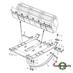 19M7547 - TORNILLO 6X55 ROSCA FONDO JOHN DEERE