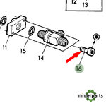 19M7603 - TORNILLO ALLEN 6 MM X 20 MM JOHN DEERE