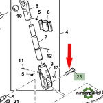 19M7892 - TORNILLO 20 MM X 80 MM JOHN DEERE
