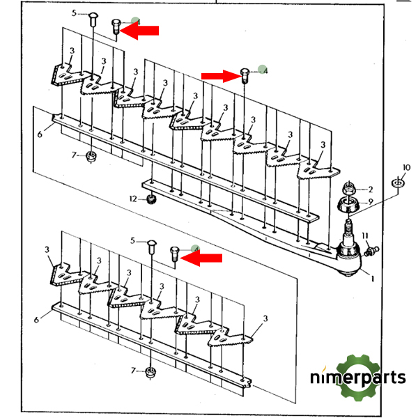 19M8625 - TORNILLO 6MM X 18MM JOHN DEERE