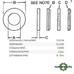 24H1682 - 10mm John Deere flat washer