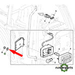 24M7453 - FLAT 5MM WASHER JOHN DEERE
