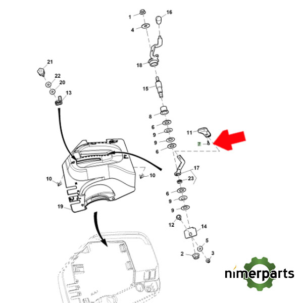 37M7276 - TORNILLO JOHN DEERE
