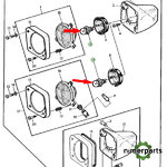 57M6844 - LAMPARA FARO FOCO EUROPEO JOHN DEERE
