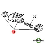 57M7379 - CARCASA DEL CONECTOR ELECTROVÁLVULA 6000 ORIGINAL JOHN DEERE