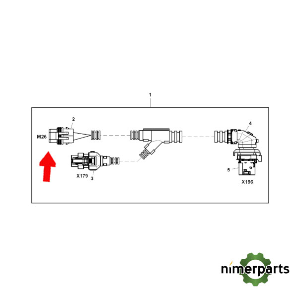 57M7491 - TERMINAL ELECTRICO JOHN DEERE