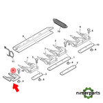 AH168910 - GUÍA DE CUCHILLA LADO IZQUIERDO ORIGINAL JOHN DEERE