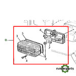 AL112964 - PILOTO TRASERO 6 7 8000 JOHN DEERE