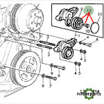 AL116368 - RODILLO TENSOR CORREA 6000 JOHN DEERE