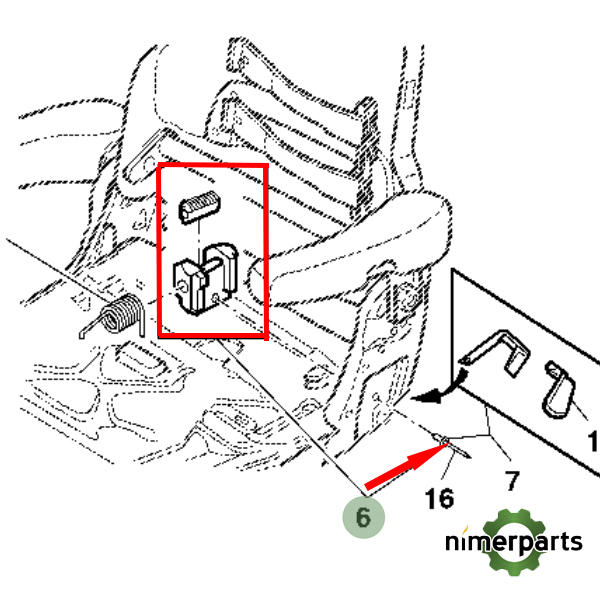 AL117357 - GAME Repair Seat 6010 20 John Deere