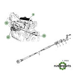 AL120054 - CABLE DE PARE 3640S ORIGINAL JOHN DEERE