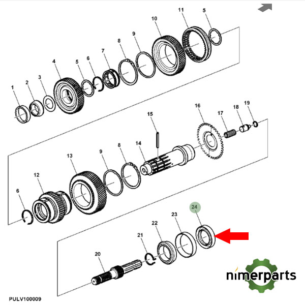 Partes Y Servicios - ⭐ ENCUENTRA AQUÍ⭐ TENEMOS DISPONIBLE EL KIT COMPLETO  QUE INCLUYE DISCO DE FRENO CON SEPARADOR, RETENEDOR Y RODAMIENTOS PARA  TRACTORES JOHN DEERE 🚜 🌾🌾🌾 💥 SERIE 5000 💥