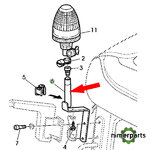 AL157850 - SOPORTE ROTATIVO JOHN DEERE