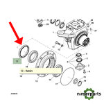 AL159594 - RETÉN BUJE TDM 730 733 740 745 ORIGINAL JOHN DEERE