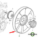 AL160126 - Fan Aspas 6020 30 John Deere