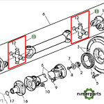 AL160516 - CRUCETA Cardan PQ 6000 John Deere