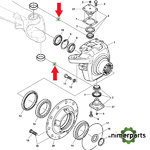AL161289 - RODAMIENTO MUÑON TDM 740 JOHN DEERE