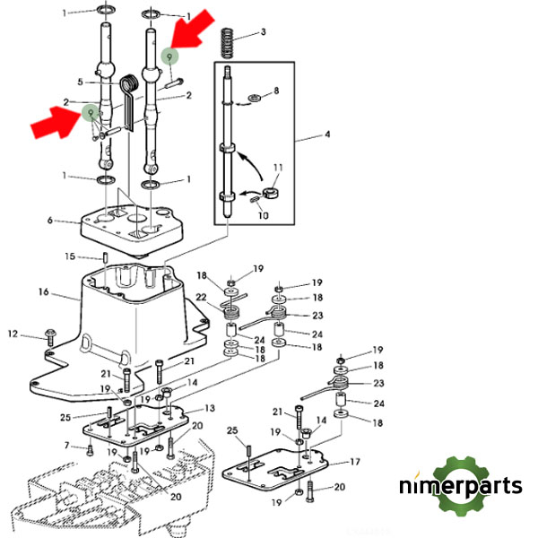 AL164219 - SUBJECION SUPPORT JOHN DEERE
