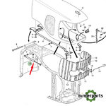 AL174088 - CILINDRO CAPOT 6000 JOHN DEERE