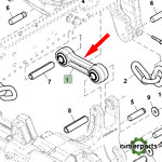 AL174143 - BARKING SUSPENSION TLS 6030 7030 John Deere