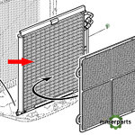 AL207876 - AIR CONDENSOR ACOND 6020 30 John Deere