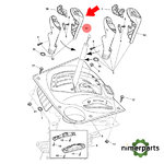 AL208095 - TAPA EMPUÑADURA DE CAMBIO POWERQUAD 6020 30 ORIGINAL JOHN DEERE